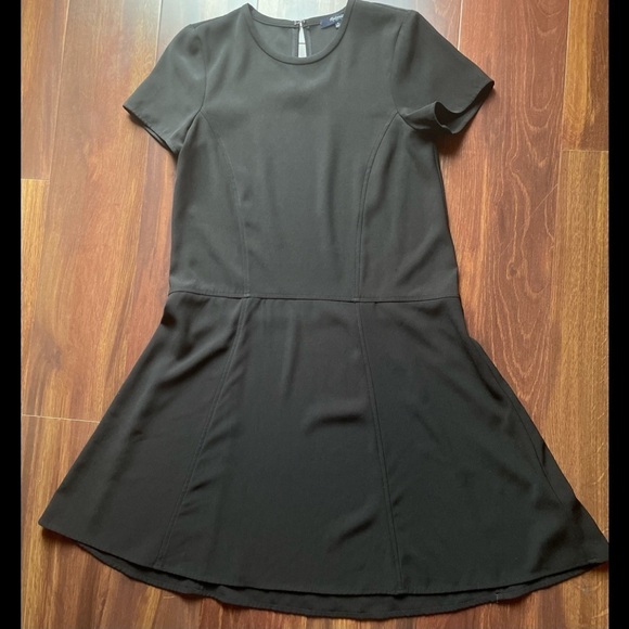 🌿SALE🌿MADEWELL Black A-line Dress size 0 - Picture 1 of 9